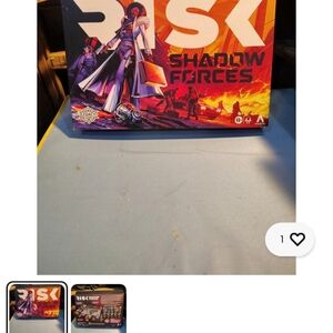 Risk Shadow Forces Board Game